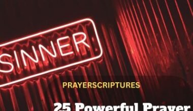 25 Powerful Prayer for forgiveness of sins