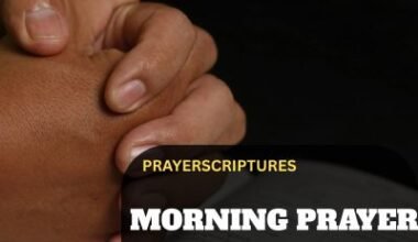 Morning Prayer for Peace in America