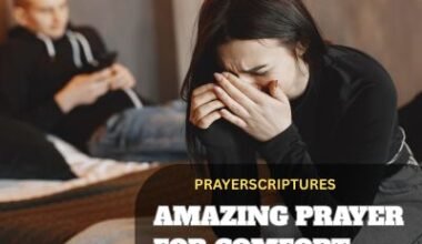 31 Amazing Prayer For Comfort After Losing a Loved one