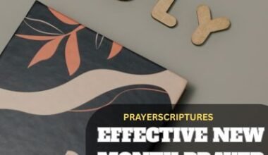 Effective New Month Prayer for July