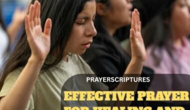 Effective Prayer for Healing and Restoration in the USA